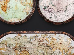 mirror set map imax corporation accessories 3D Model