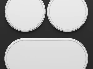 mirror set map imax corporation accessories 3D Model