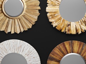 mirror set 3d Modello 3D