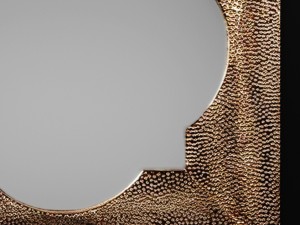 howard elliott raymus hammered silver mirror Modello 3D
