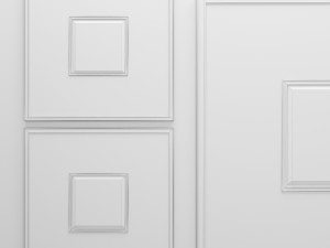 evelyn square mirror uttermost Model 3D