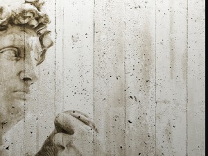 david street art wall mural 3D Model
