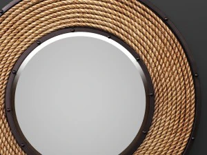 howard elliott 13248 south hampton rope mirror 3D Model