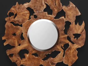 decorative wall mirror by woodland 3Dモデル
