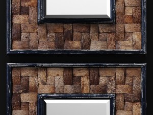 colusa barros wall mirror by uttermost 3D 모델
