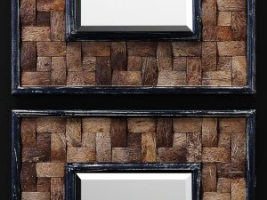 colusa barros wall mirror by uttermost 3D Model