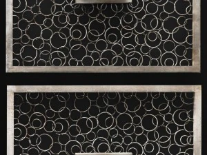 colusa barros wall mirror by uttermost 3D Model
