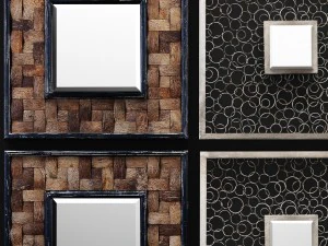 colusa barros wall mirror by uttermost 3D Model