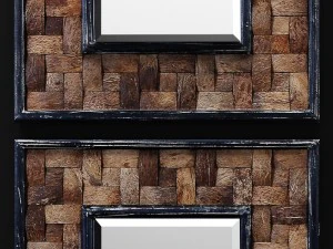 colusa barros wall mirror by uttermost 3D Model