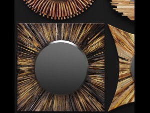 mirror set 3d Model 3D