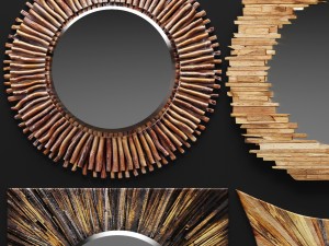 mirror set 3d Model 3D