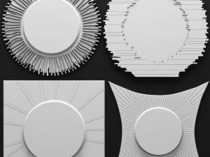 mirror set 3d 3D Model