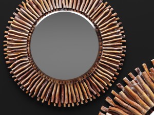 piper wall mirror by wildon home 3D Model