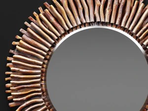piper wall mirror by wildon home 3D Model