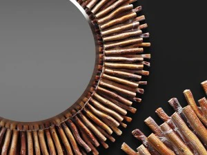 piper wall mirror by wildon home 3D Model