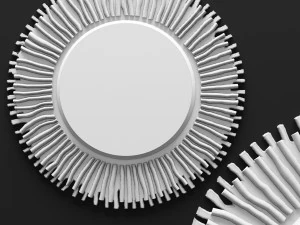 piper wall mirror by wildon home 3D Model