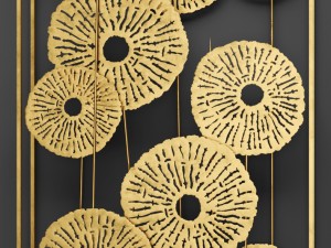 southern enterprises aura wall sculpture 3d Modello 3D