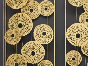 southern enterprises aura wall sculpture 3d Modello 3D
