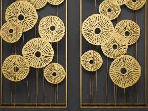 southern enterprises aura wall sculpture 3d Modello 3D