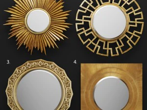 establecer espejos Modelo 3D