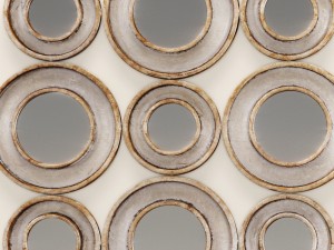 vobbia metal circles mirror uttermost Modello 3D