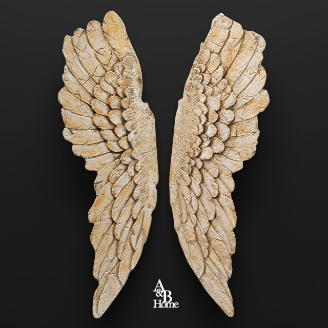 thelma wing wall dcor 3D Модель .c4d .max .obj .3ds .fbx .stl .blend 