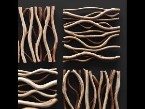 vine wall tile 3D Model