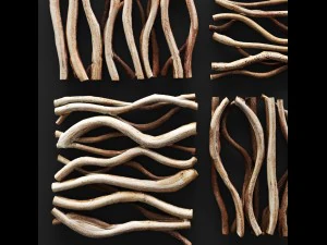 vine wall tile 3D Model