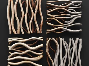 vine wall tile 3D Model