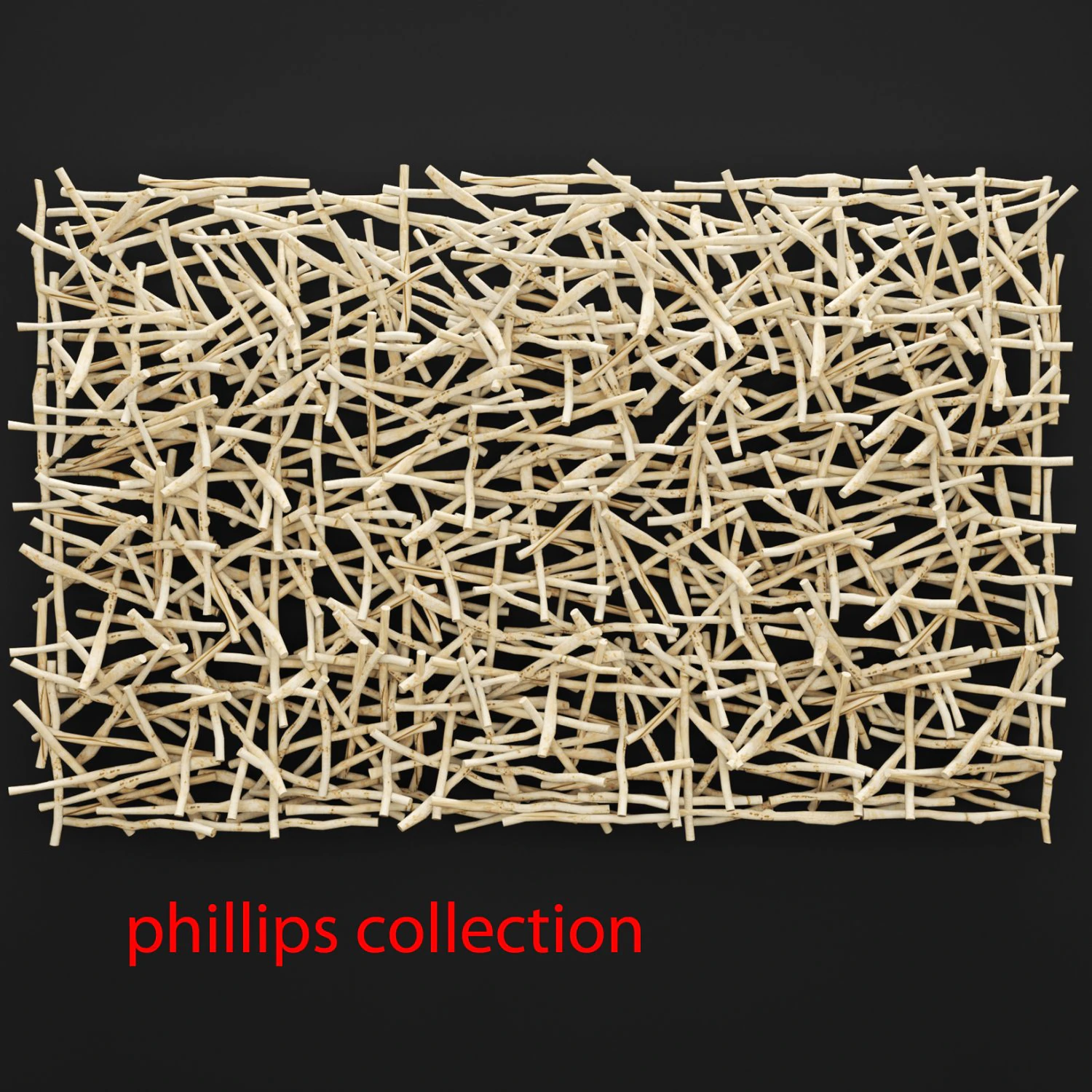 stick wall art 3D Model .c4d .max .obj .3ds .fbx .stl .blend