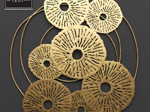 round wall decor by style craft 3D 모델