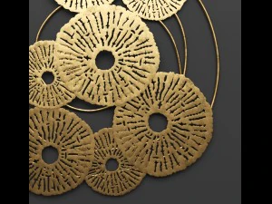 round wall decor by style craft 3D Model