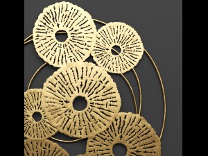 round wall decor by style craft Modèle 3D