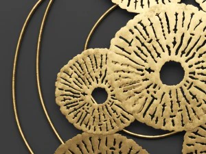 round wall decor by style craft 3D Model