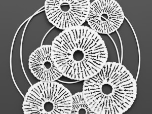 round wall decor by style craft Modèle 3D
