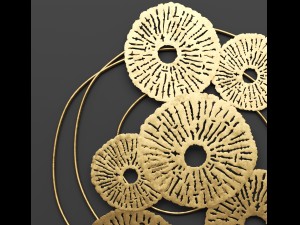 round wall decor by style craft Modèle 3D