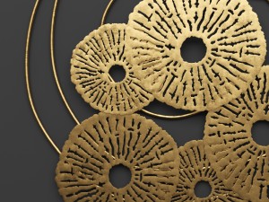 round wall decor by style craft Modèle 3D