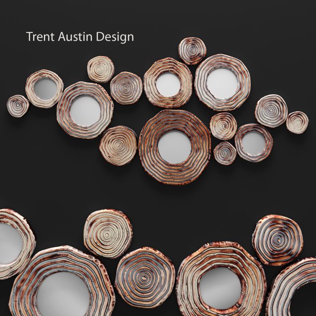 circle cluster wall decor 3Dモデル .c4d .max .obj .3ds .fbx .stl .blend 