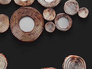 circle cluster wall decor 3Dモデル