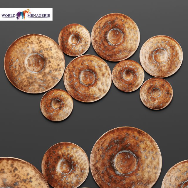 disc wall decor by world menagerie 3D Model .c4d .max .obj .3ds .fbx .stl .blend 