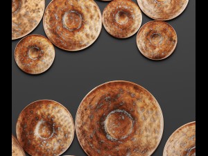disc wall decor by world menagerie 3D Model