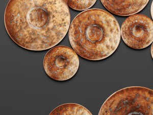 disc wall decor by world menagerie 3D Model