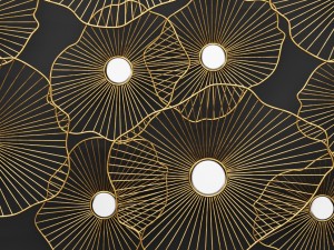 lily pad wall decor Modello 3D