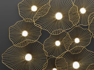 lily pad wall decor 3D Model