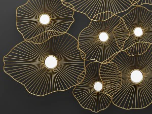 lily pad wall decor 3D Model