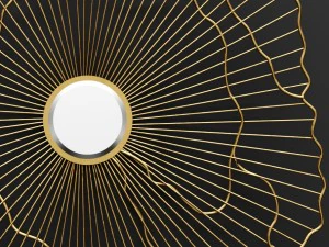 gild rachel wall mirror 3D Model