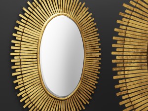 sparta wall mirror 3D Model
