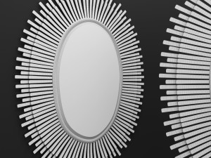 sparta wall mirror 3D मॉडल