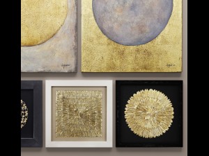 paintings set renwil and dimond home 3D Model