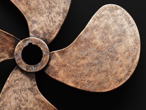 sterling industries ships rudder wall display 3D Model